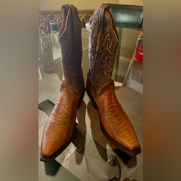 Lucchese Other - Lucchese Brown Leather Cowboy Boots/SOLD